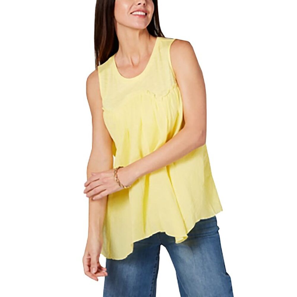 Style & Co Handkerchief Hem Top